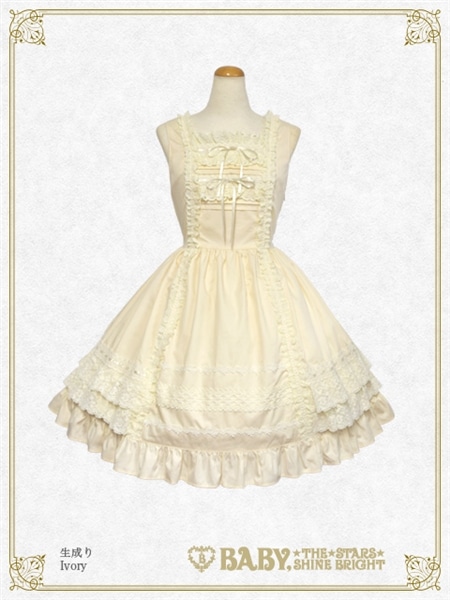 レースフリル ジャンパースカート（生成）(生成)｜ ベイビー、ザ