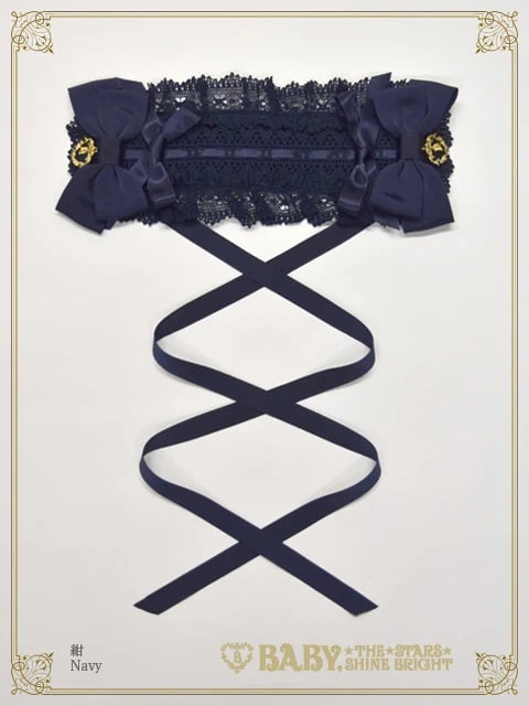 別珍プリンセスドロップヘッドドレス(ローズピンク)｜ ベイビー、ザ