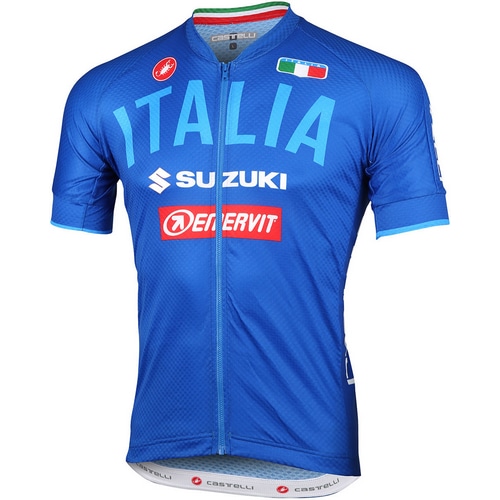 CASTELLI ( カステリ ) 半袖ジャージ イタリア チーム 2.0 フルジップ