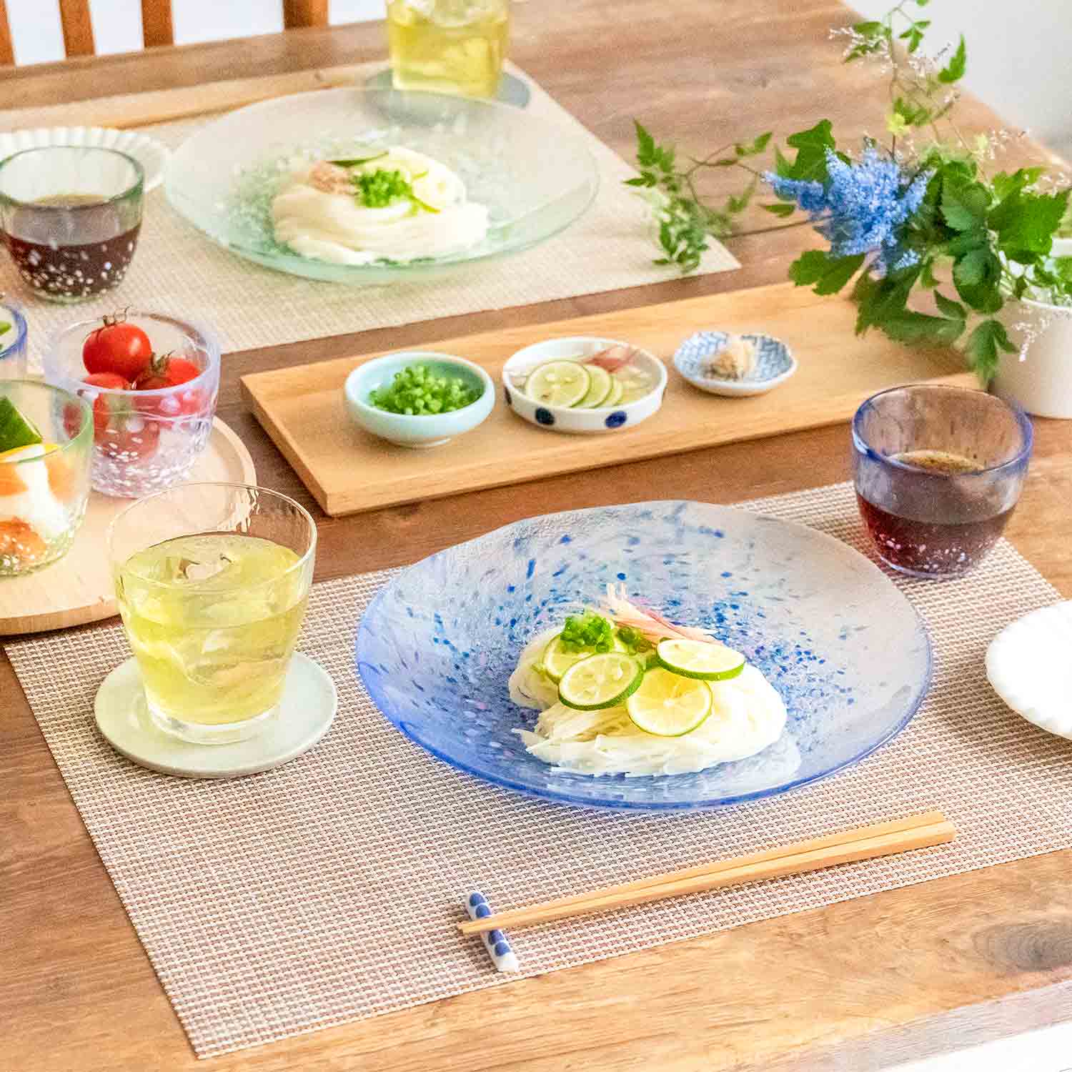 めん皿（青） WA323 / 東洋佐々木ガラス(株) 公式オンラインショップ