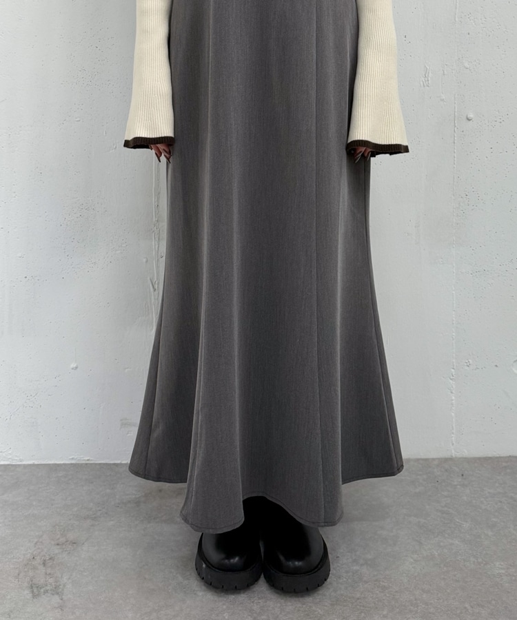 2way肩リボンキャミワンピース(M CHARCOAL GRAY): ワンピース