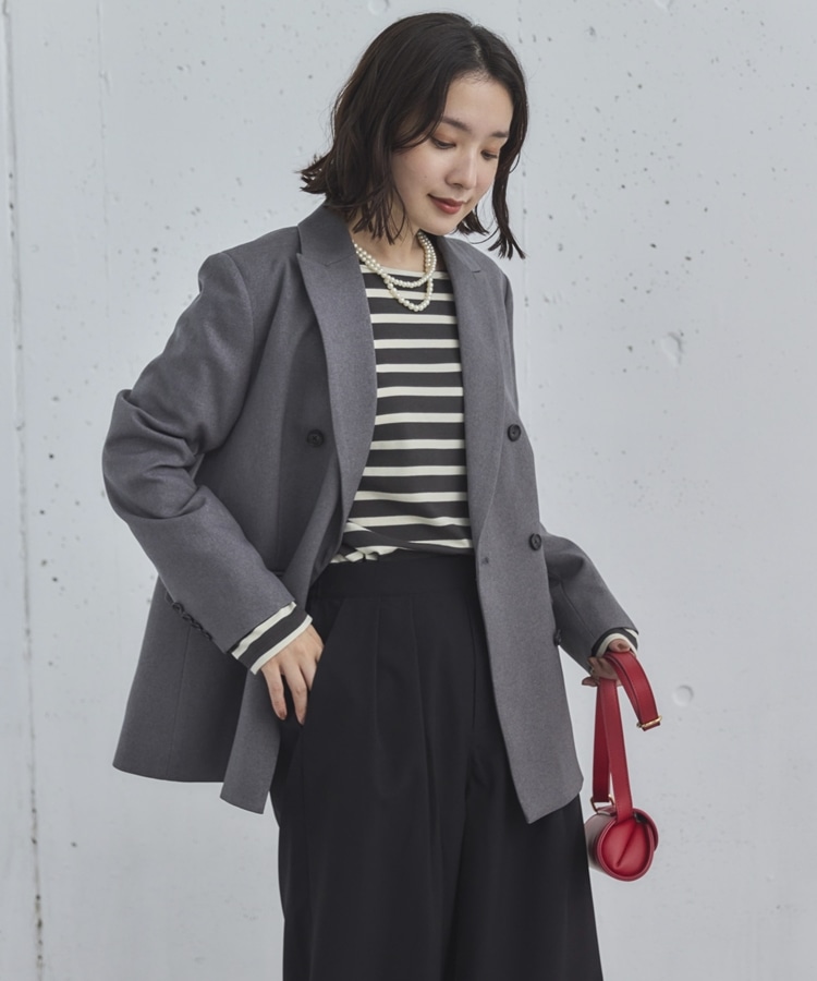 ダブルテーラードジャケット'(38 PATTERN1): アウター｜PMbox P&M