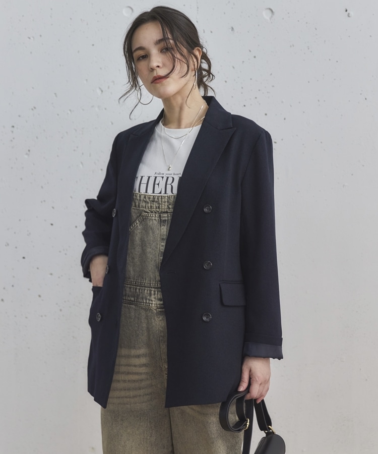 ダブルテーラードジャケット'(38 PATTERN1): アウター｜PMbox P&M