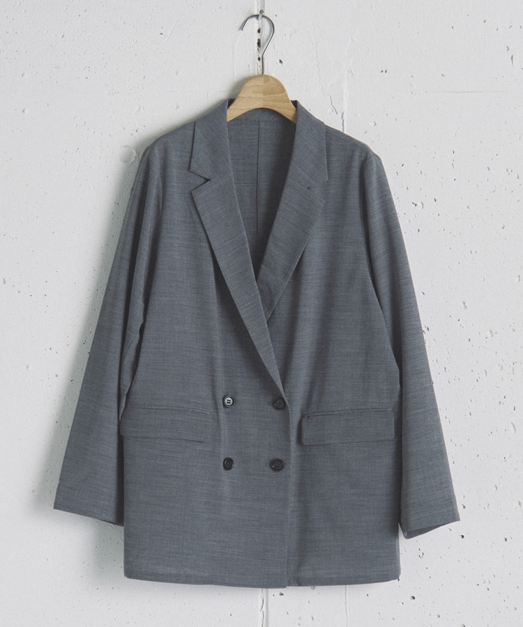 ダブルブレストテーラードジャケット(38 BEIGE): アウター｜PMbox P&M