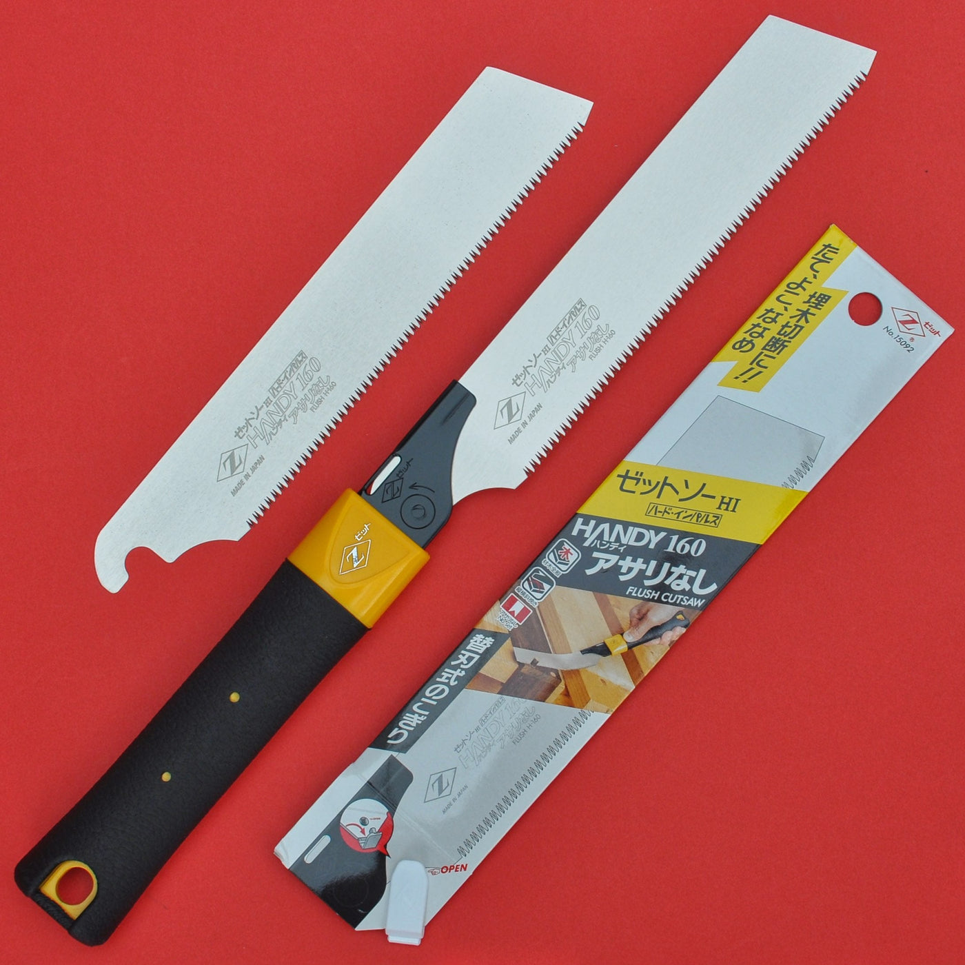 Z-saw FLUSH CUTTING KUGIHIKI 160mm saw Zetsaw Zsaw Japan - Osaka Tools