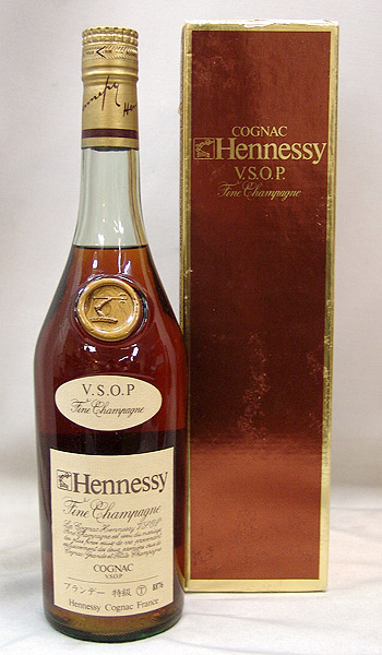 Hennessy ヘネシー V.S.O.P. スリムボトル コニャック 700ml 箱付き