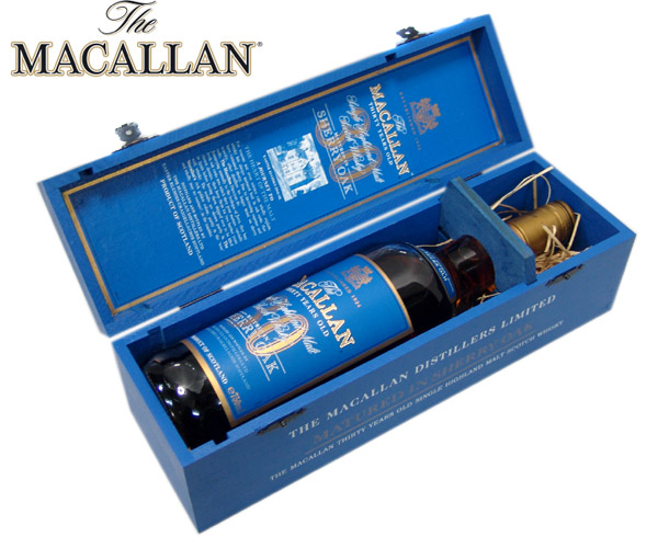 ザ・マッカラン 30年 シェリーオーク ブルーラベル 700ml 箱付き | お
