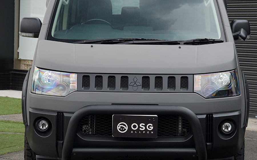 デリカD5オールペン×ラプターライナーで無骨アウトドア仕様！ ｜OSG