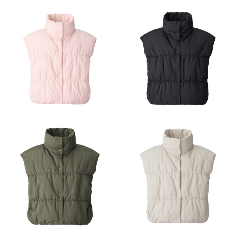 ユニクロ：シー ダウンクロップドベスト／￥5,990（税込） | 大人の