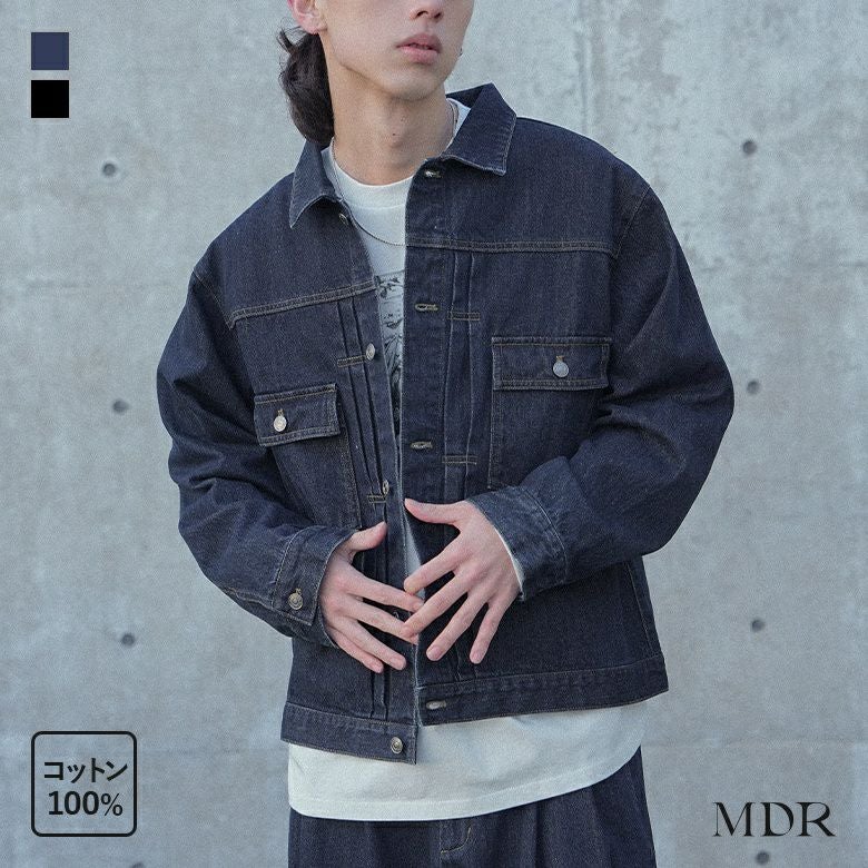 MDRタックデザインデニムジャケット』