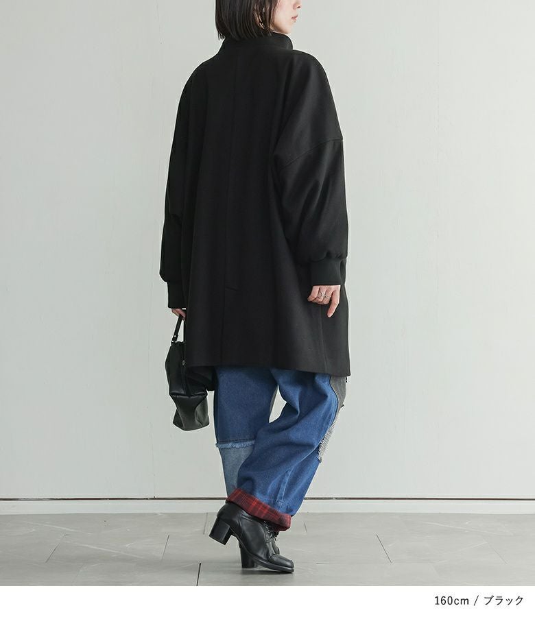 n'OrLABELドルマンスリーブコート』