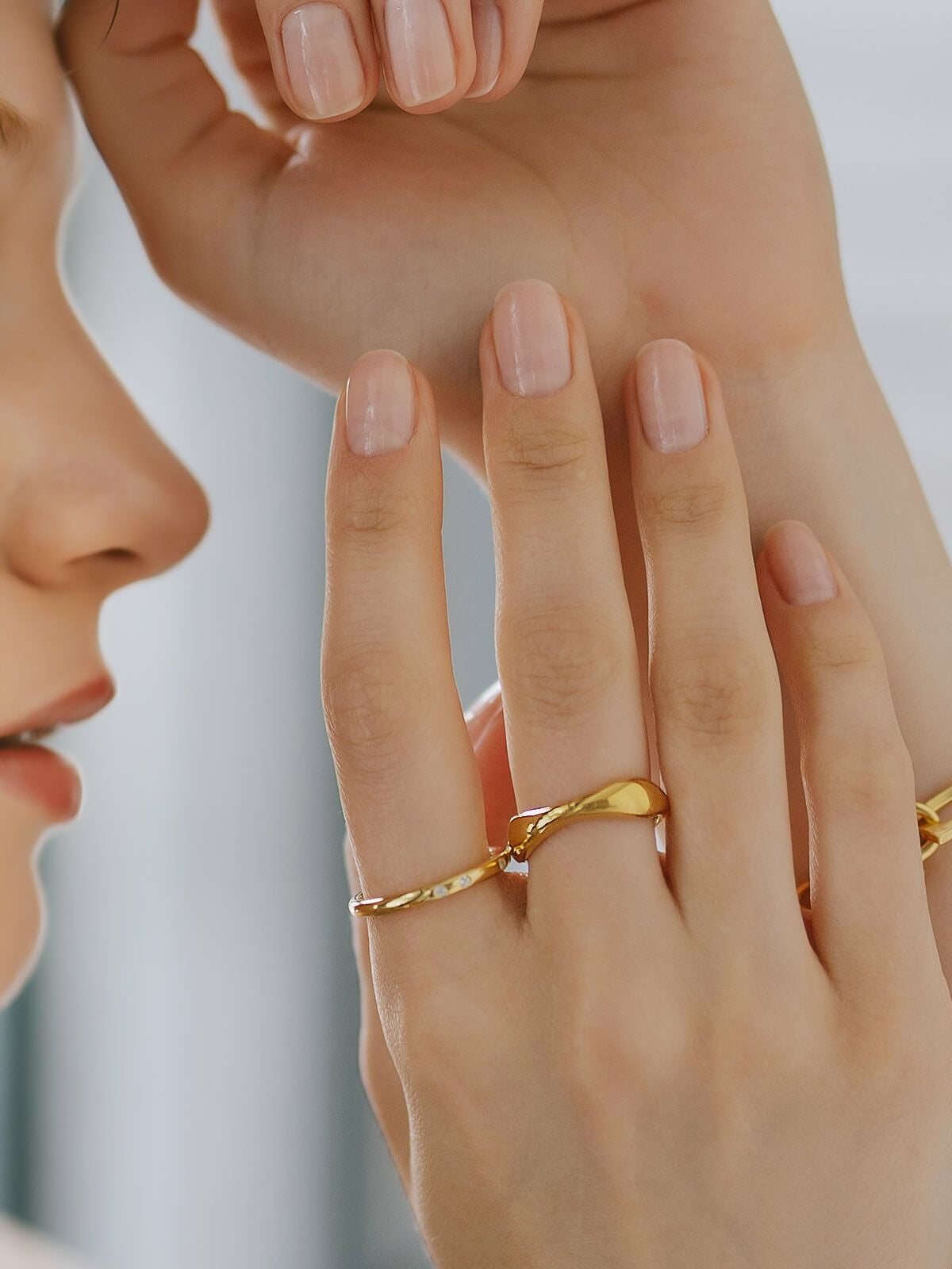 Silver925 Wide Wavy Ring GREZIO -グレジオ- | Ops.(オプス)公式ストア