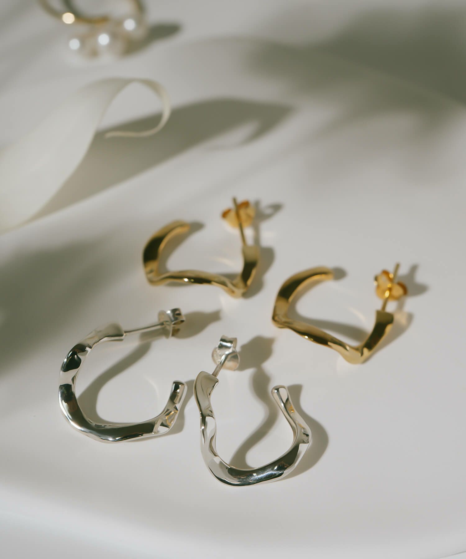 Siler925 Ripple Drop Earrings PIELE -ピエル- | Ops.(オプス)公式ストア