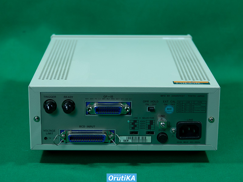 プログラマブル 直流電圧/電流発生器 R6142 ADC (アドバンテスト) 管理