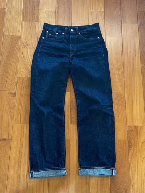 経年変化】《RRL》のヴィンテージ5ポケットフィットセルビッジジーンズ