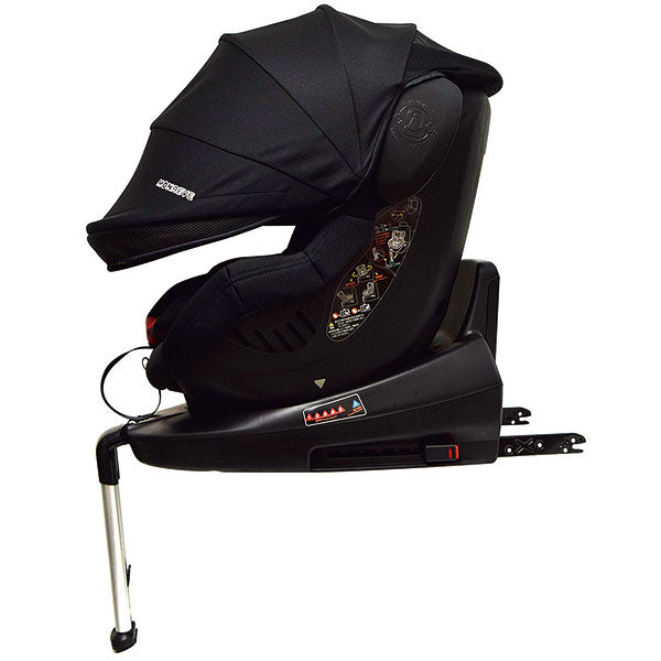 チャイルドシート ISOFIXターン ブラック HO-001 回転式 新生児から