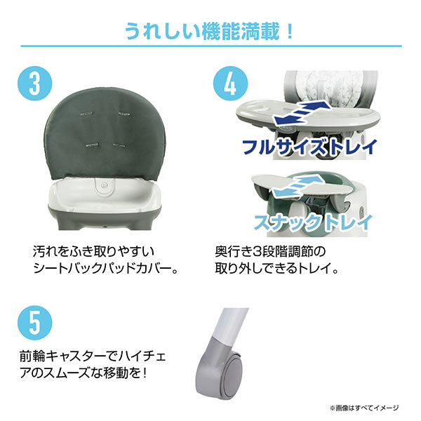 グレコ 7in1 フロアツーテーブル GRACO ハイチェア ローチェア