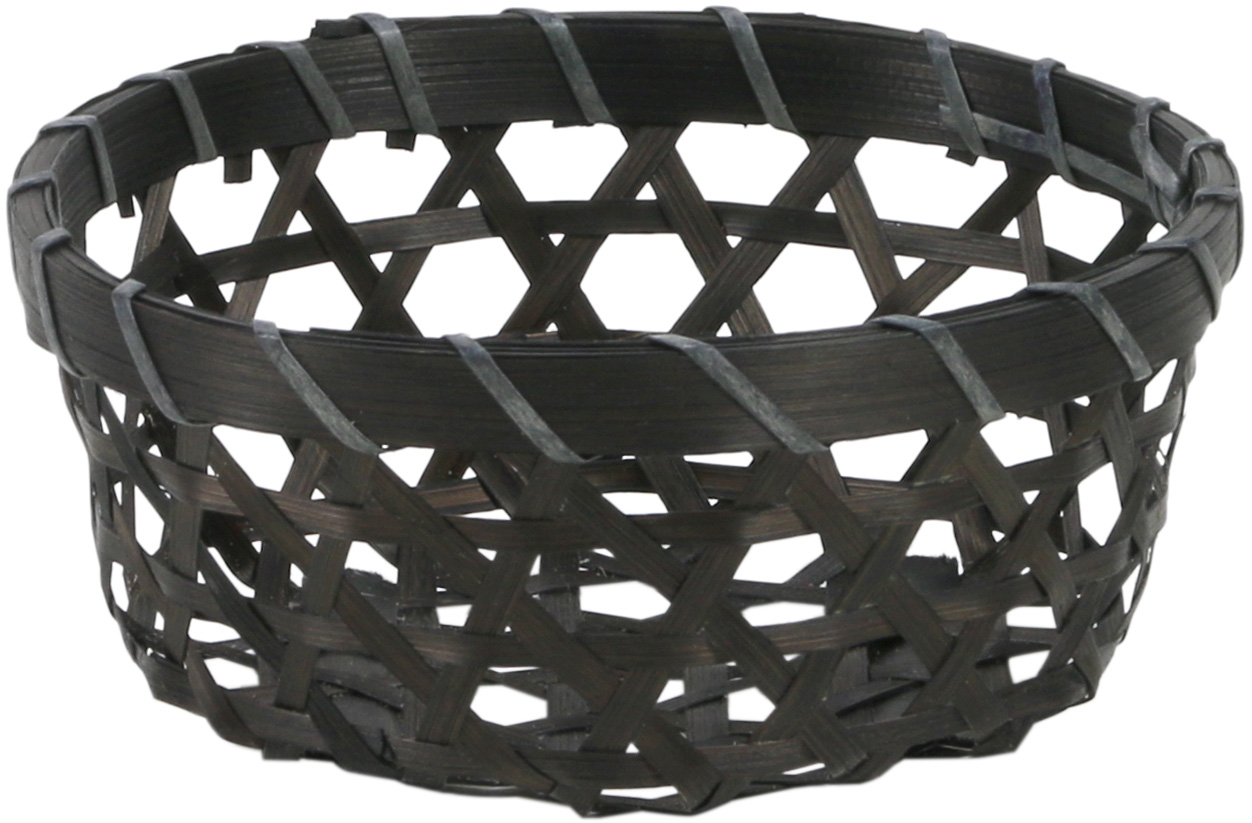 ﾒｰｶｰ廃盤】六ツ目バンブー丸M 黒: フラワーベース・鉢カバー ｜ YDM