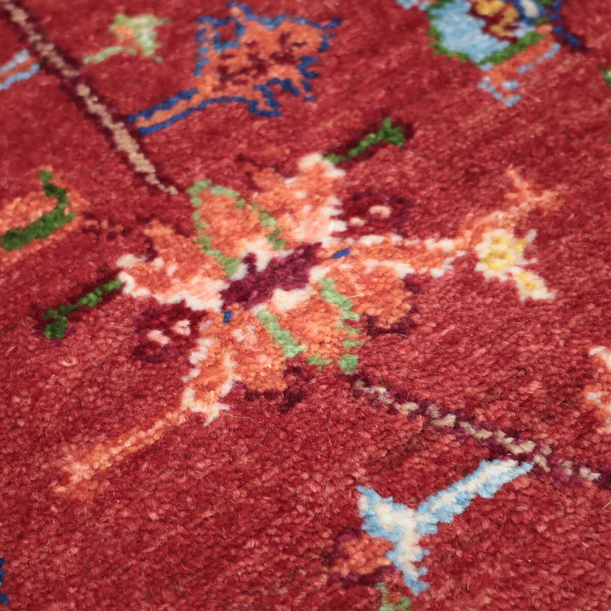 ゾランヴァリ・ギャッベ／ルリバフ 286×218cm（ZX-1422）｜高密度