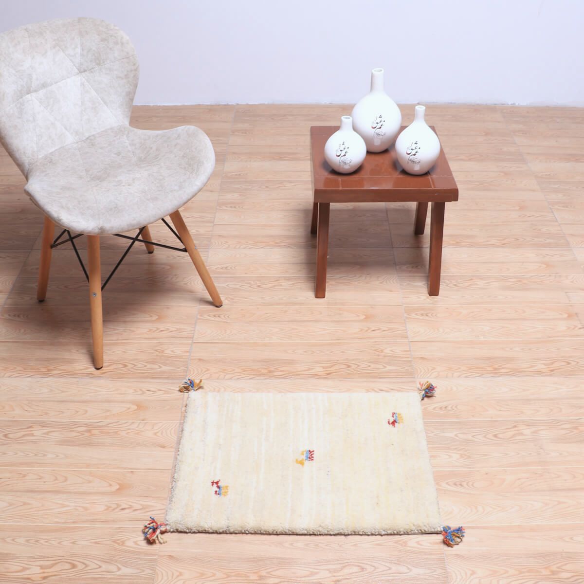 玄関マットギャッベ通販｜60×40cm手織りラグ｜ タグ：「玄関60ギャッベ