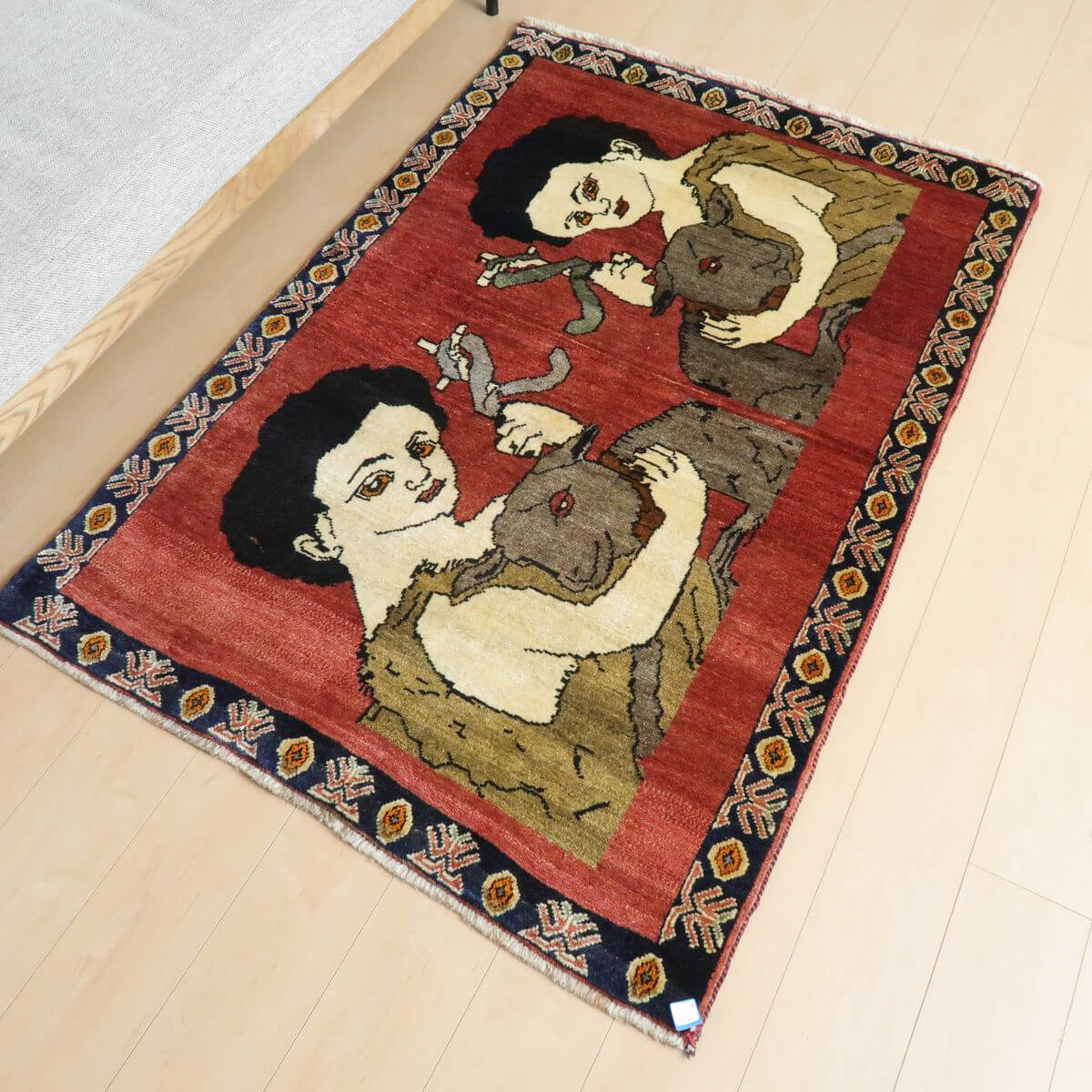 ギャッベ／オールド カシュガイ 158×107cm（AM-4147） – ギャッベ