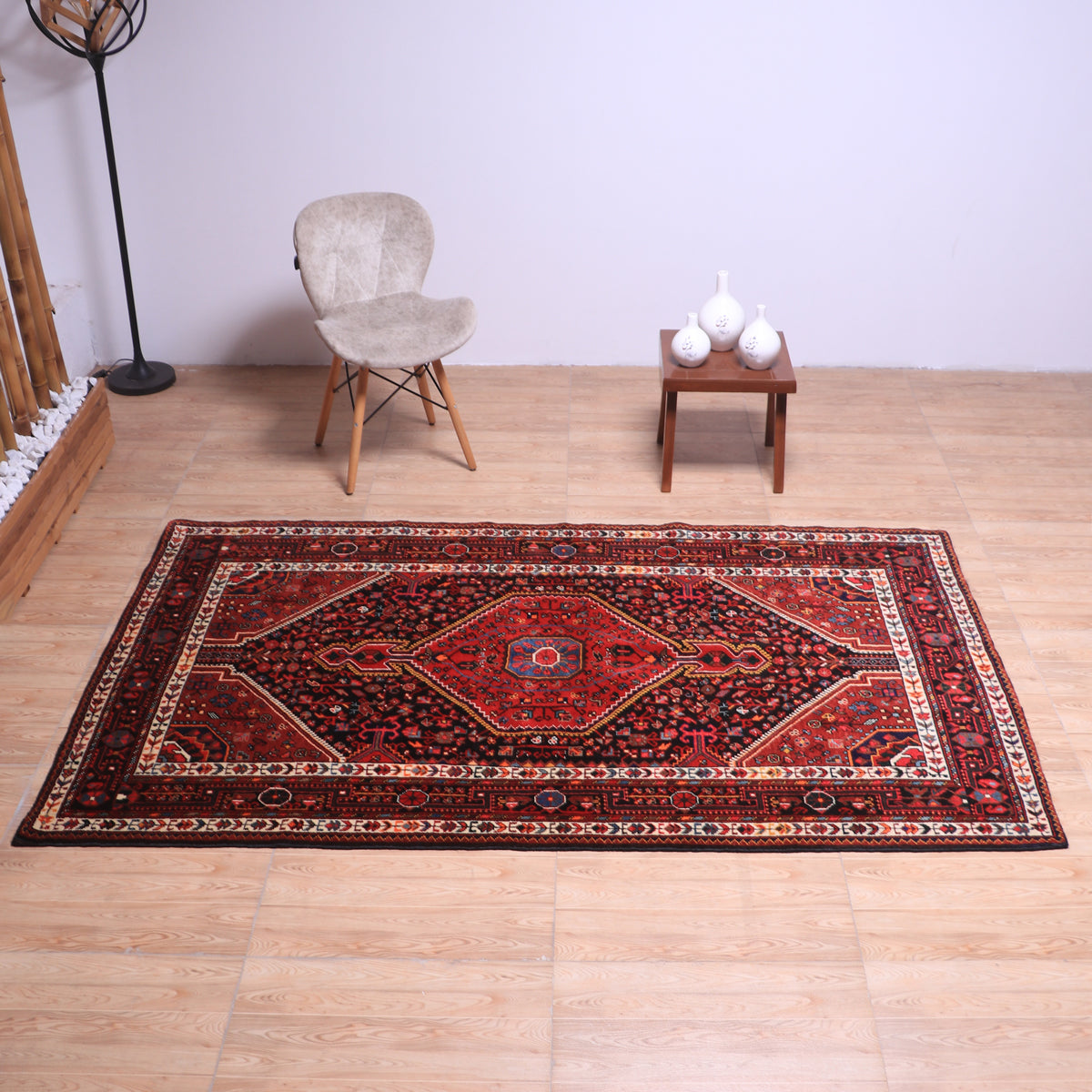 ㊗️お年玉㊗️ 183×124cm ギャッベ 手織り ペルシャ絨毯 民族ギャッベ