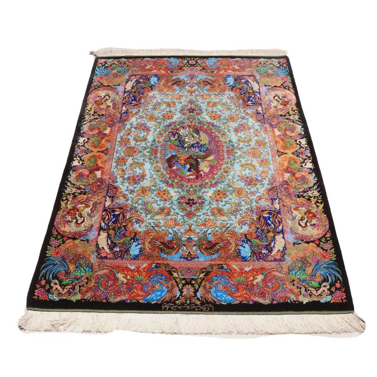 シルク100％ ペルシャ絨毯｜最高級の光沢と細密織り – ギャッベ