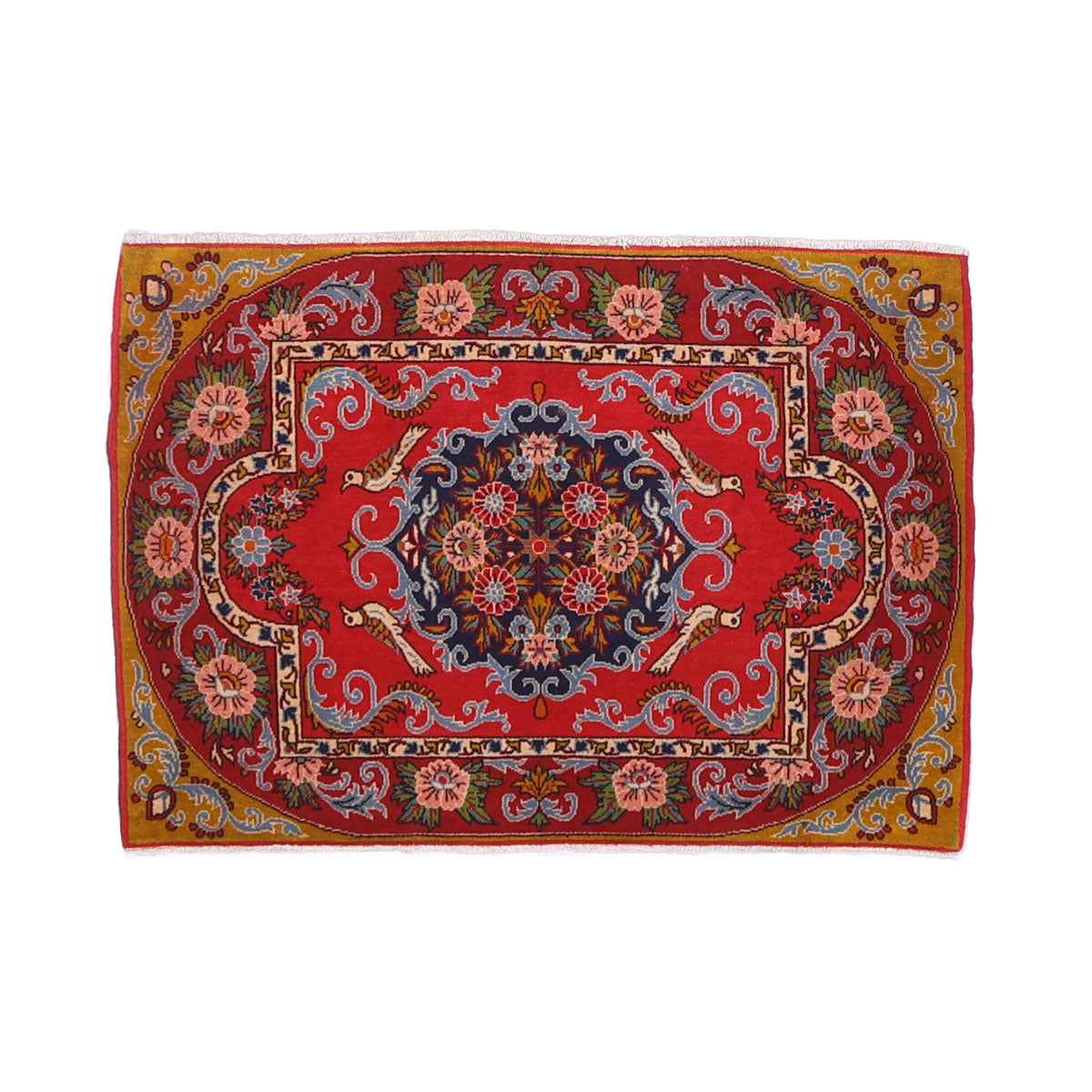 ペルシャ絨毯 (カーシャーン) 97×67cm（FS-70052） – ギャッベ