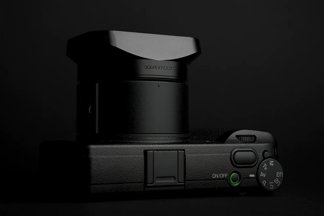 スクエアフード RICOH GR III、IIIX専用 角型アルミフード※装着には