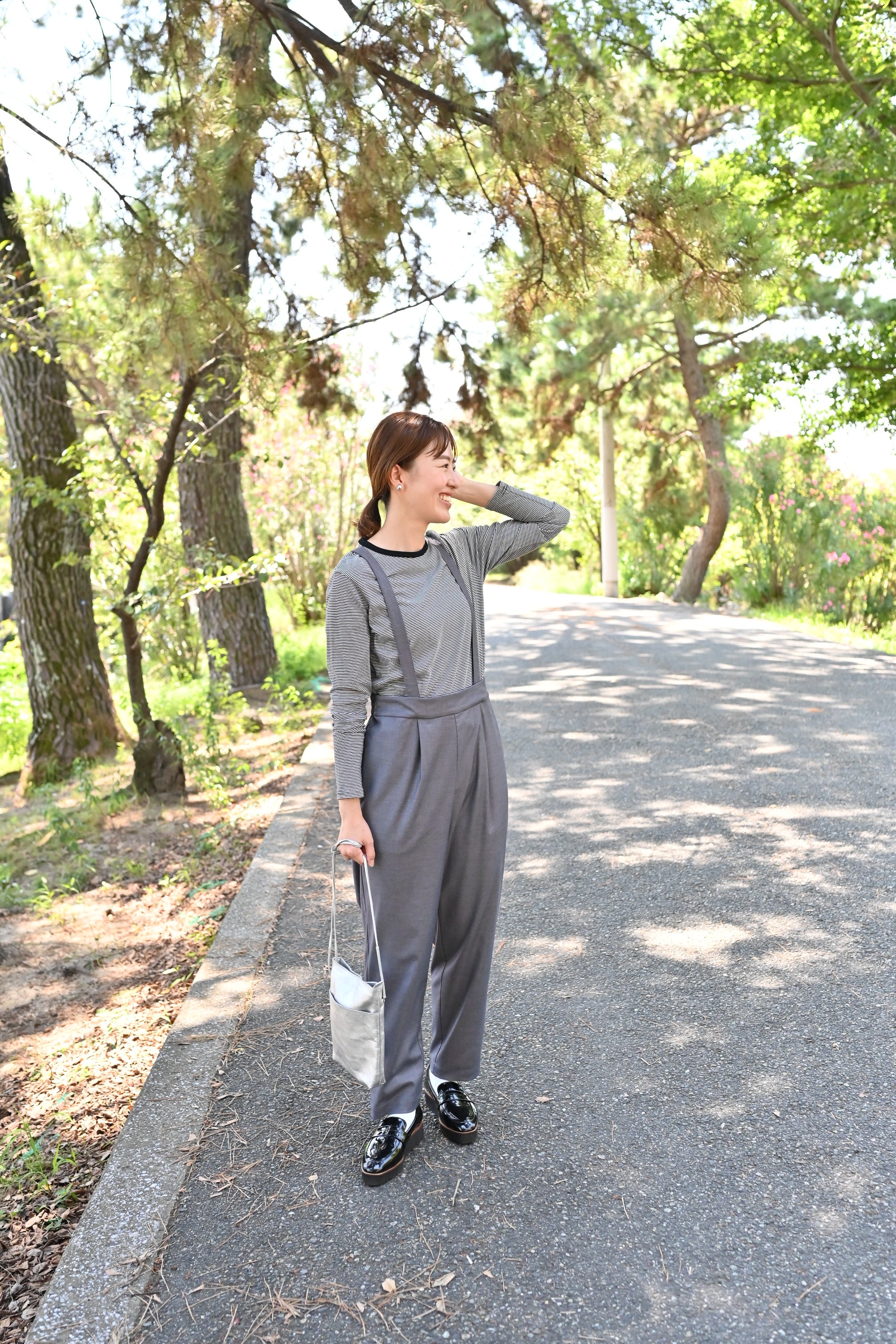 きれいめ素材の2wayサロペット – OURHOME