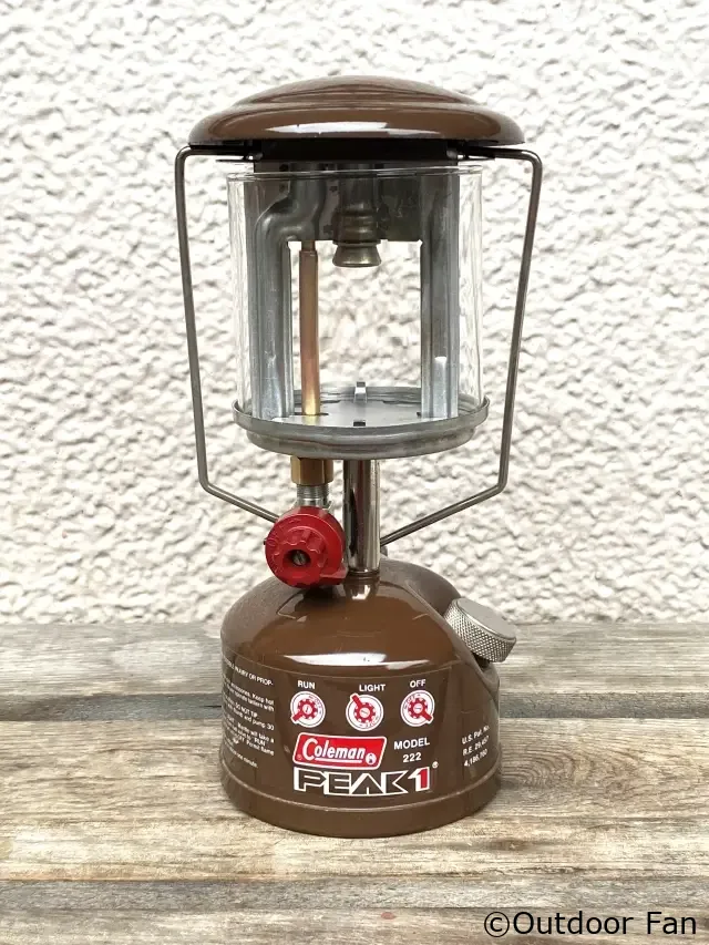 点火保証品】コールマン 222 茶 1/82製 ピークワンランタン G2