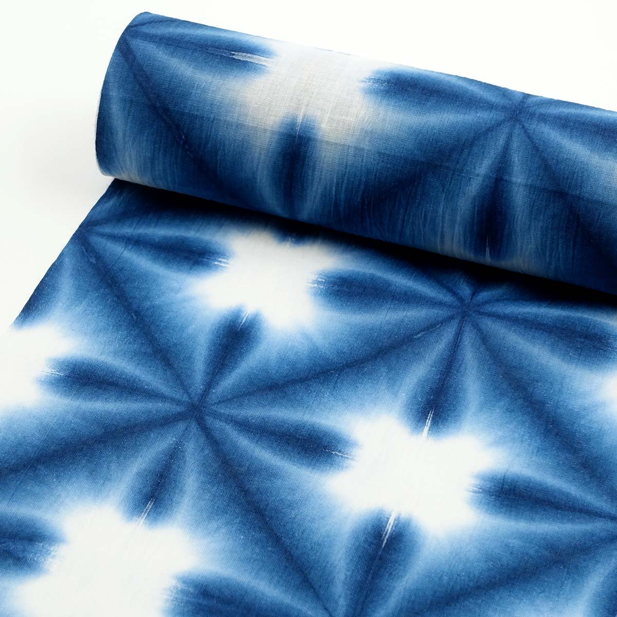 仕立てオーダー浴衣 夏着物 雪花絞り (ブルー) | 男着物の加藤商店《公式》