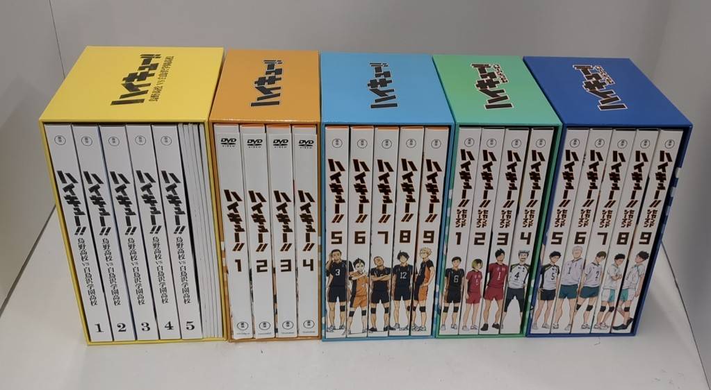 □CD/DVDコーナーより☆ハイキュー!! (初回生産限定版)DVD全巻セット