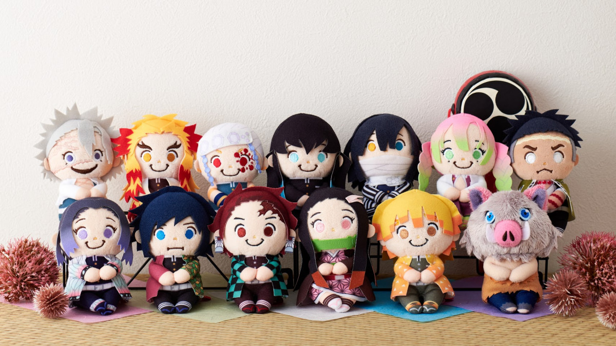 鬼滅の刃』鬼殺隊がちょっこり座るぬいぐるみに！柱含む13キャラで