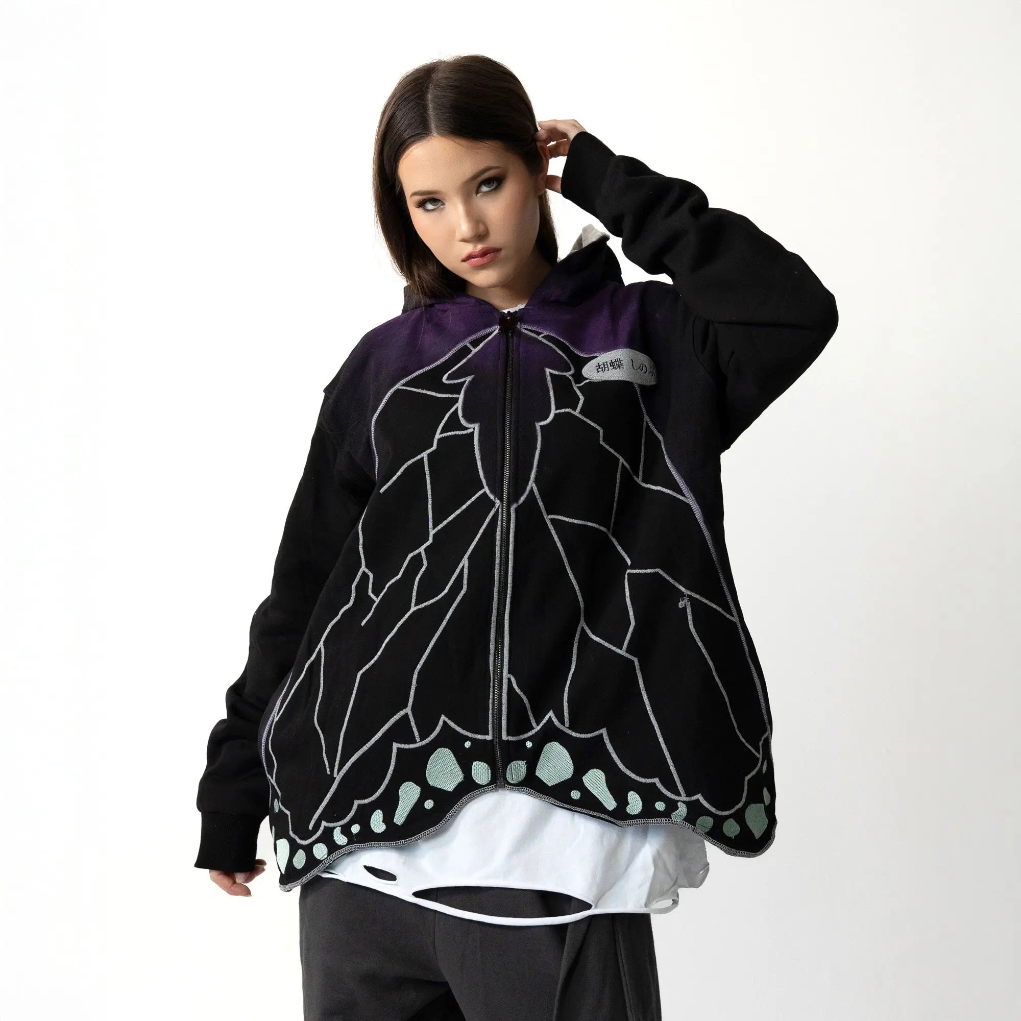Shinobu Dark Hoodie – OTAKU