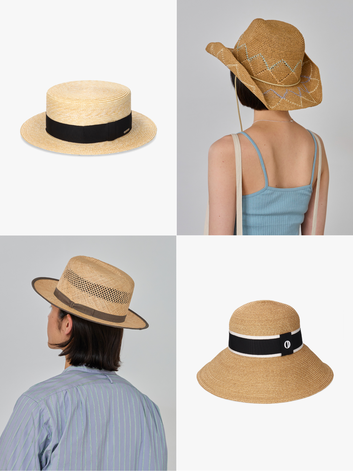 麦わら帽子を素材・型別に解説！帽子専門店のラインナップをチェック