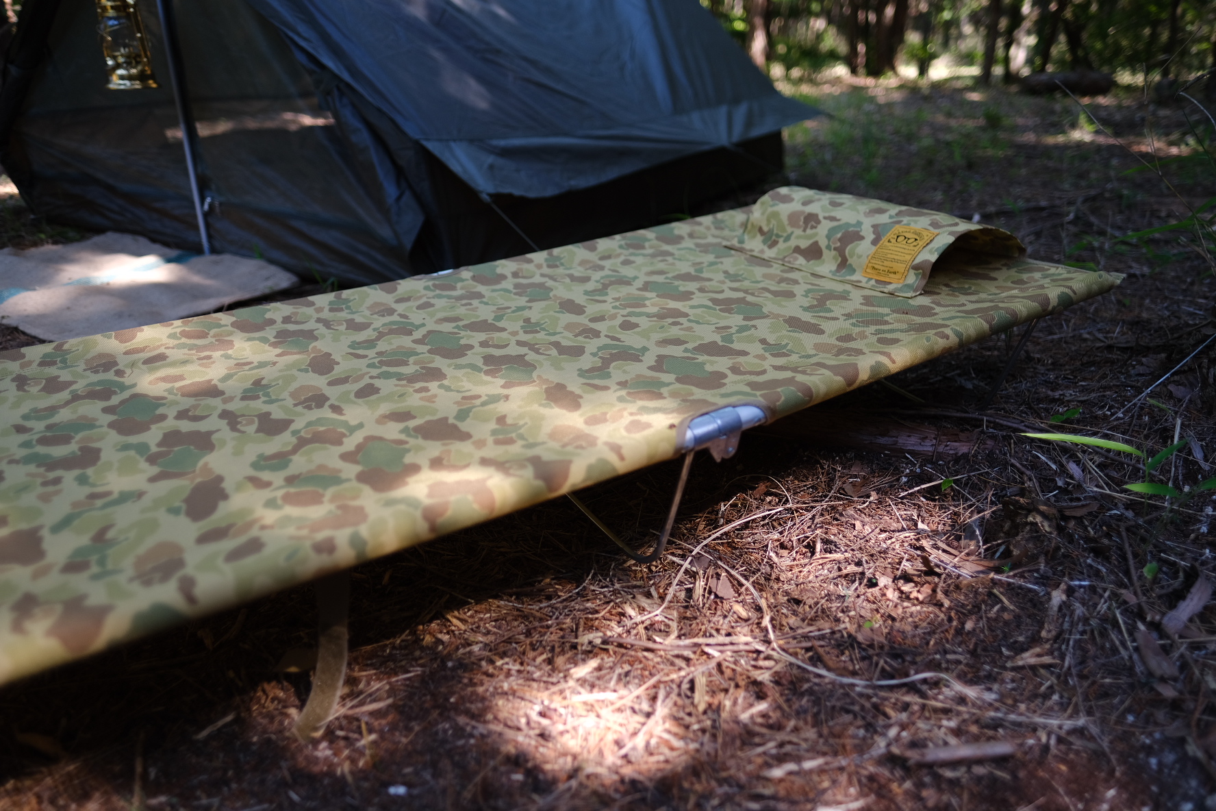 ネイタルファン必須！オリジナルハンターカモ柄のコンパクトコット