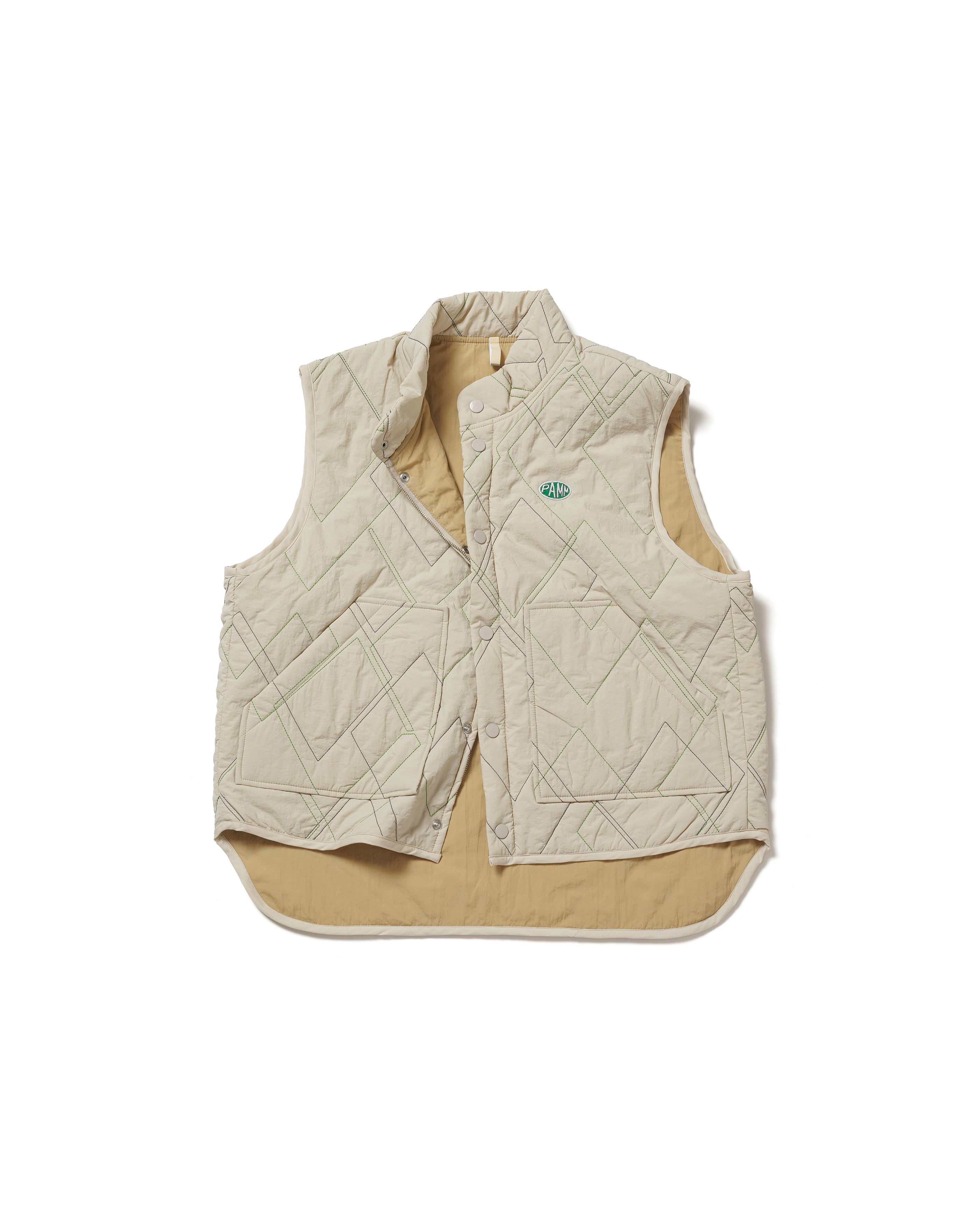 時計じかけのアーガイルキルティングベスト – pamm.officialstore