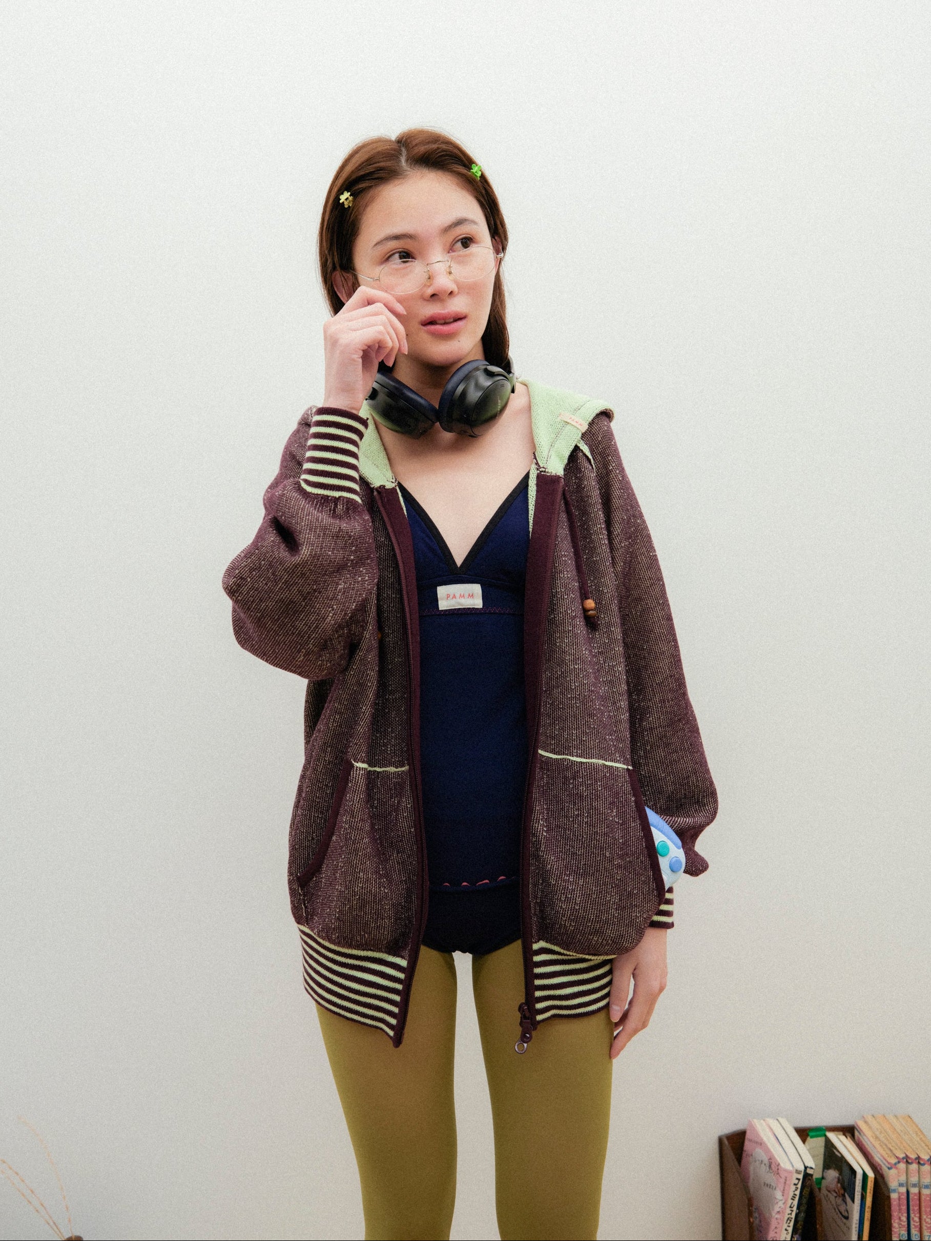 日々のボーダーニットパーカー – pamm.officialstore