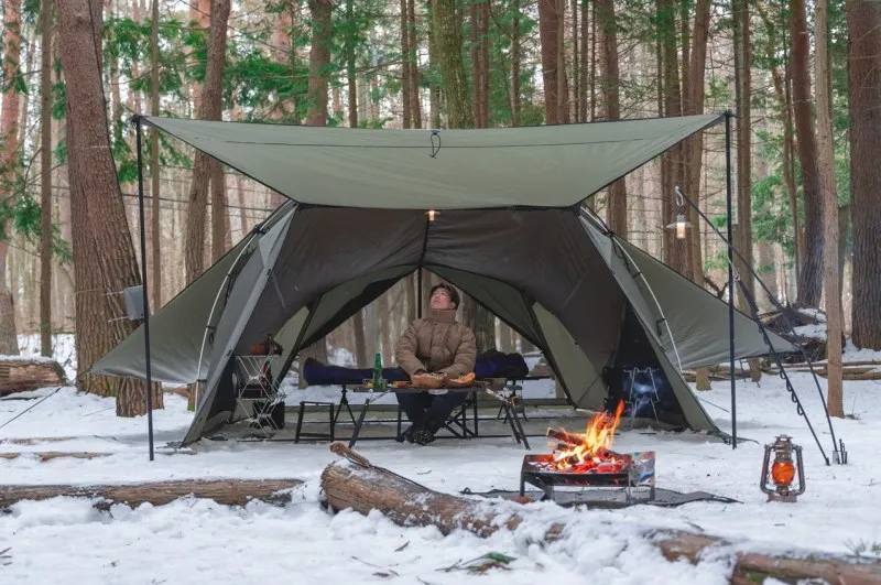 TOKYO CRAFTS テンビ シェルター｜時短設営可能で採光性も抜群な
