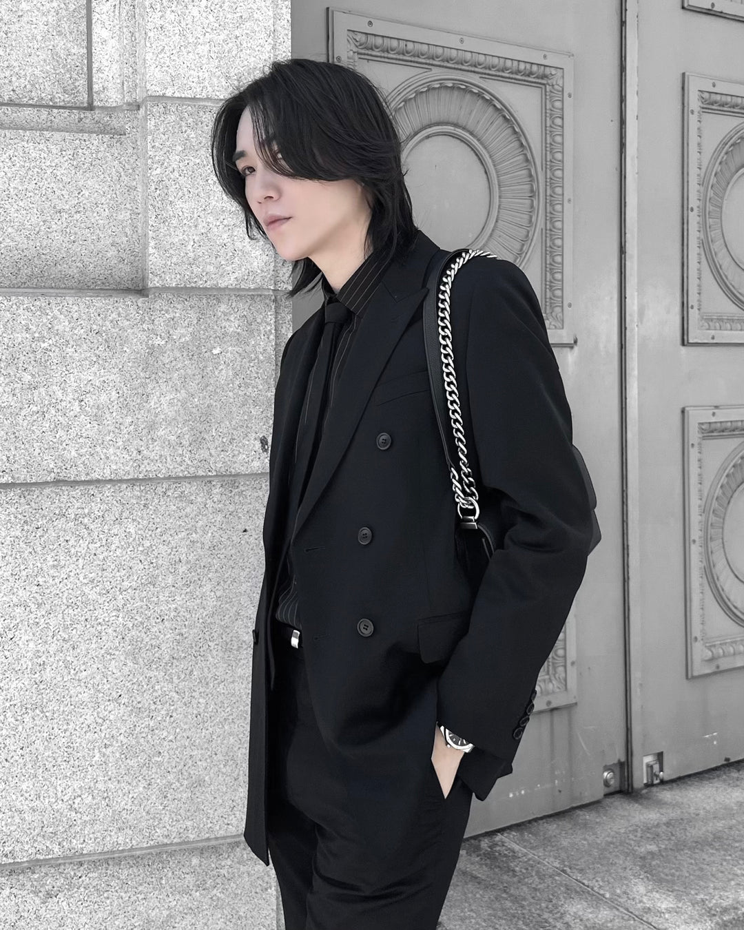 Double Breasted Wool Jacket” – PANERO