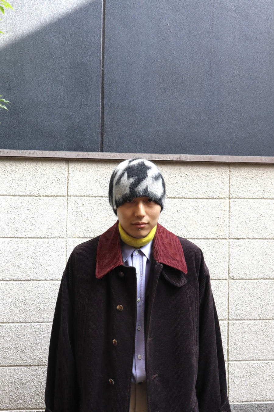 FAF(エフエーエフ)のHoundstooth Mohair Beanie BLACKの通販｜PALETTE