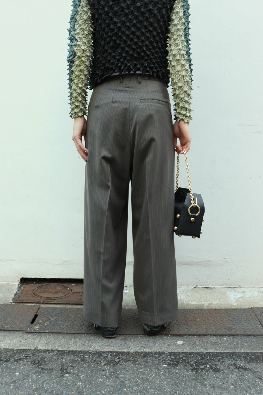 MASU(エムエーエスユー)のRED ANGEL WIDE TROUSERS STONE GRAYの通販