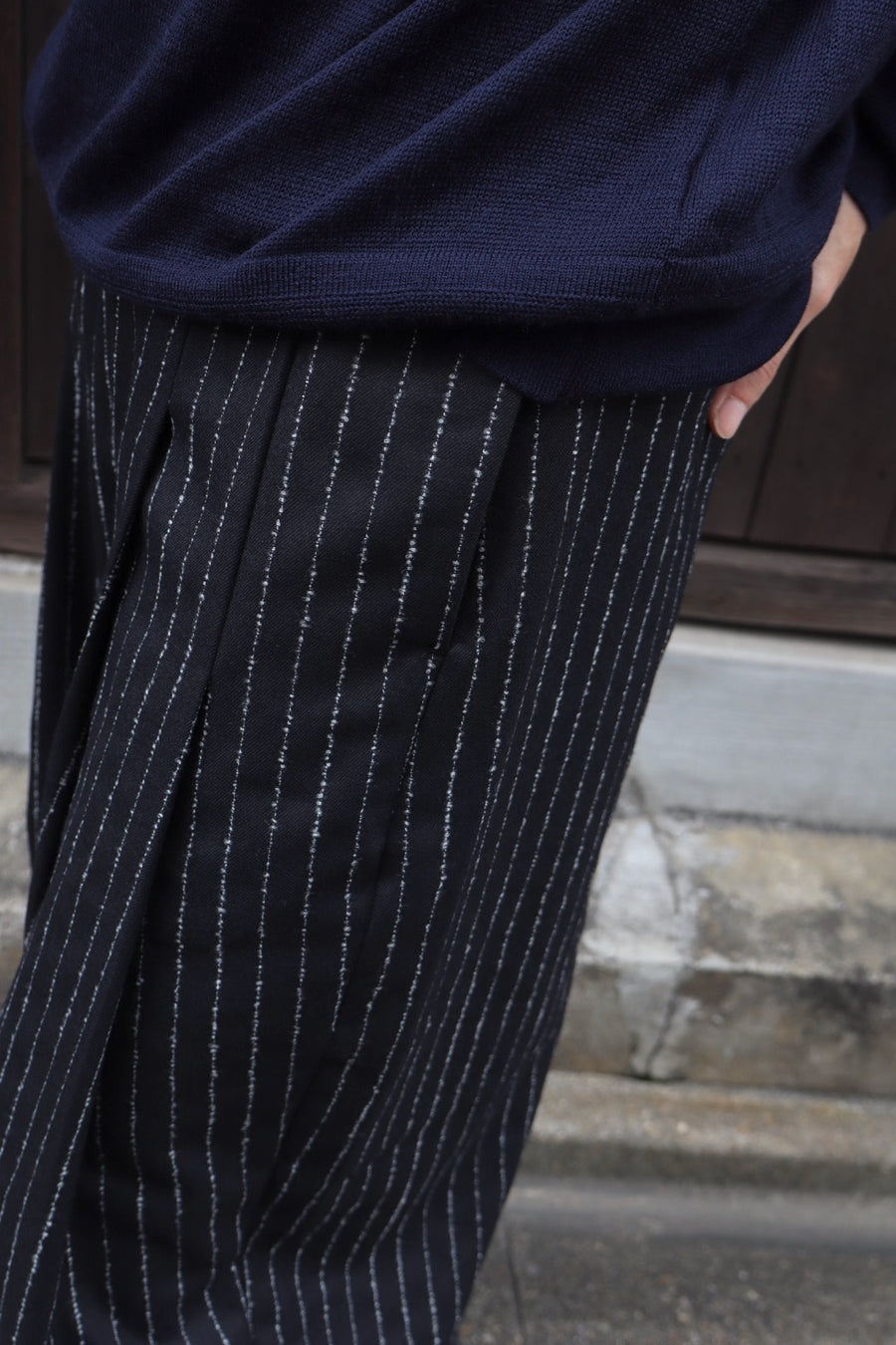 SHINYAKOZUKA(シンヤコヅカ)のDear BAGGY PIN STRIPEの通販｜PALETTE