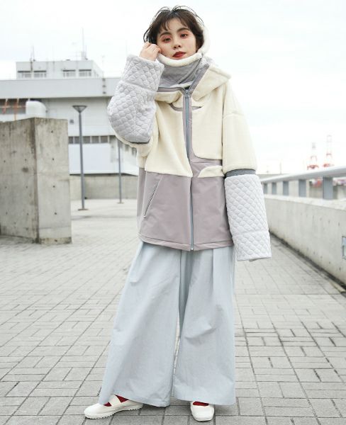 hatra ハトラ HOODY[GREY]_