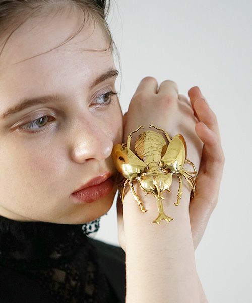 AHCAHCUM あちゃちゅむ ahcahcum×Ishida Makoto カブトムシ バングル