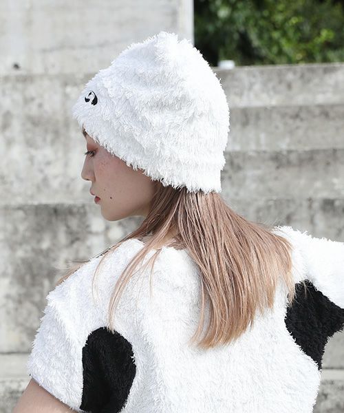 chloma クロマ パイルファーリーキャップ[22AG3/WHITE]