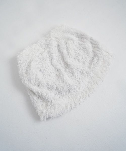 chloma クロマ パイルファーリーキャップ[22AG3/WHITE]