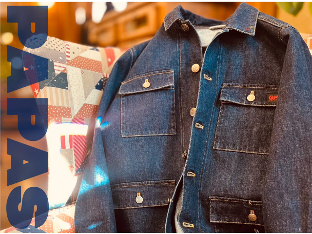 PAPAS『デニムカバーオール』 ｜ PAPAS COMPANY｜パパス