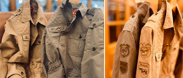 PAPAS『ヘミングウェイ ブッシュジャケット』 ｜ PAPAS COMPANY｜パパス
